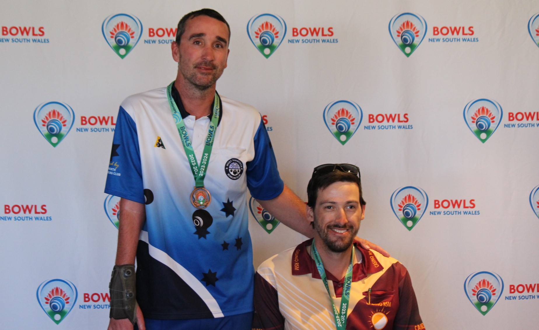 Aaron Kelly and Brad Gilbert - Multi-disability Pairs bronze medallists