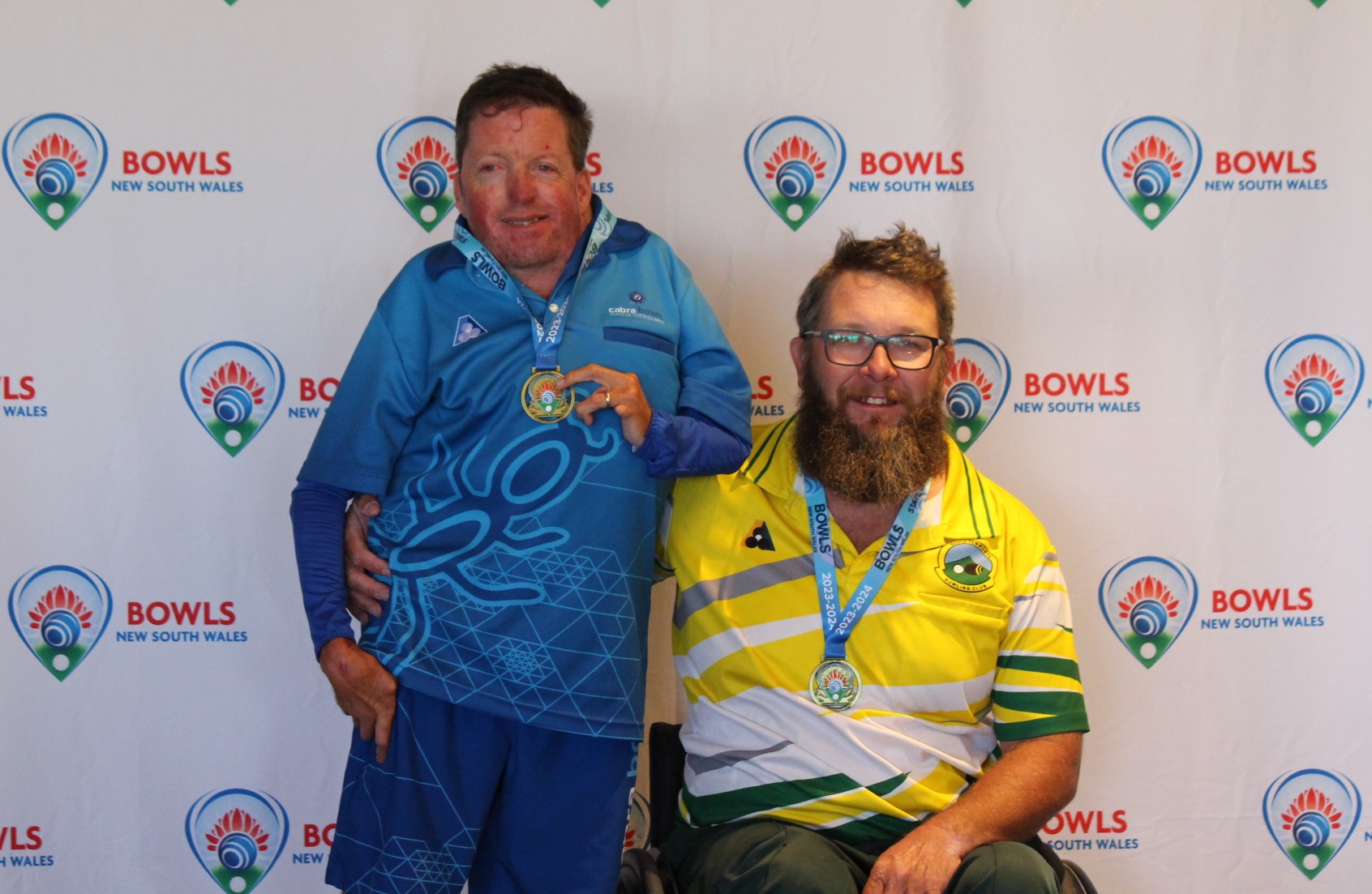 James Reynolds and Desmond Cross - Multi-disability Pairs State Champions