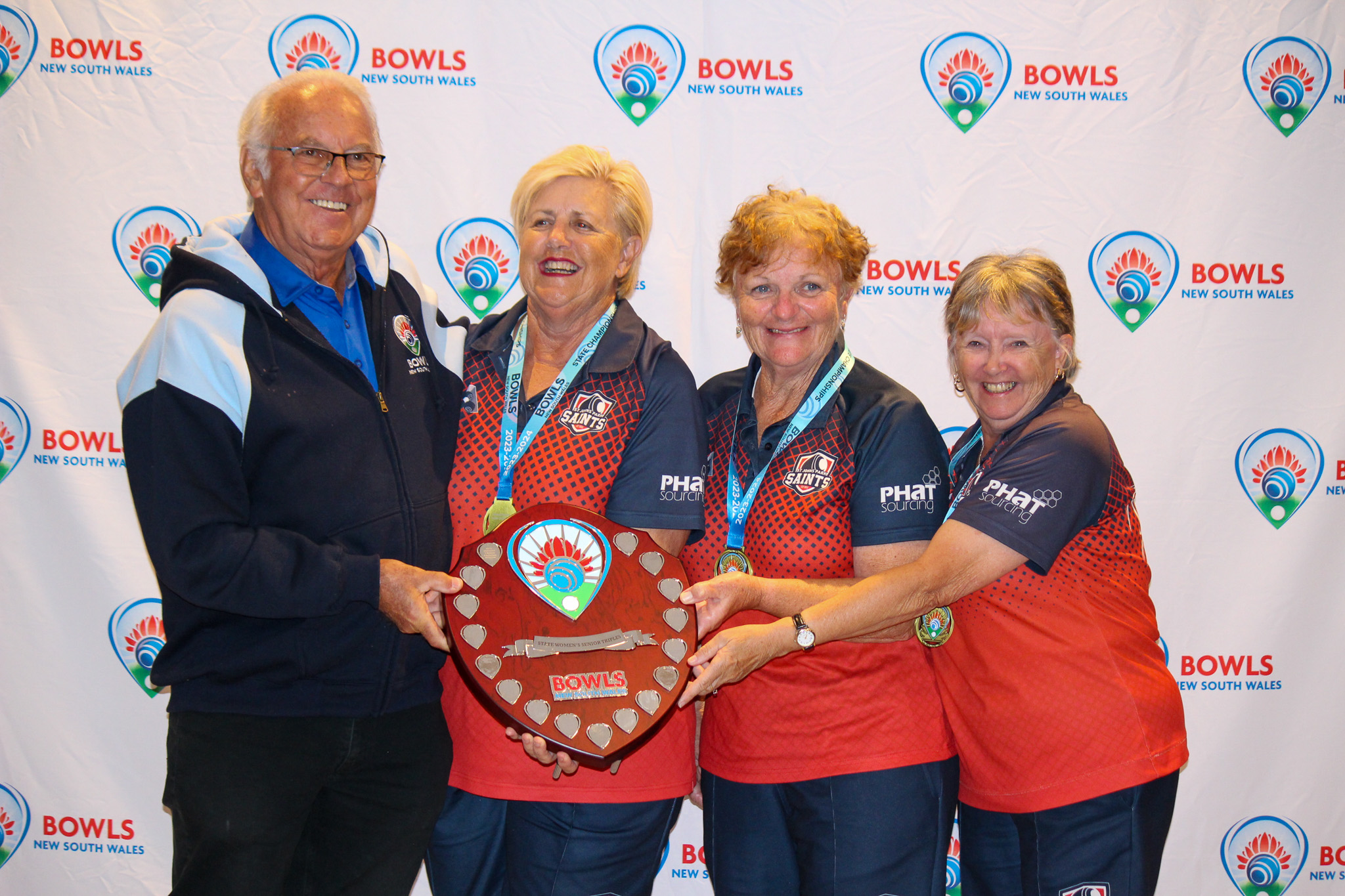 Women's Senior Triples Winners - St Johns Park